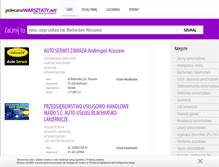Tablet Screenshot of polecanewarsztaty.net